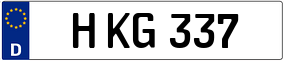 Truck License Plate